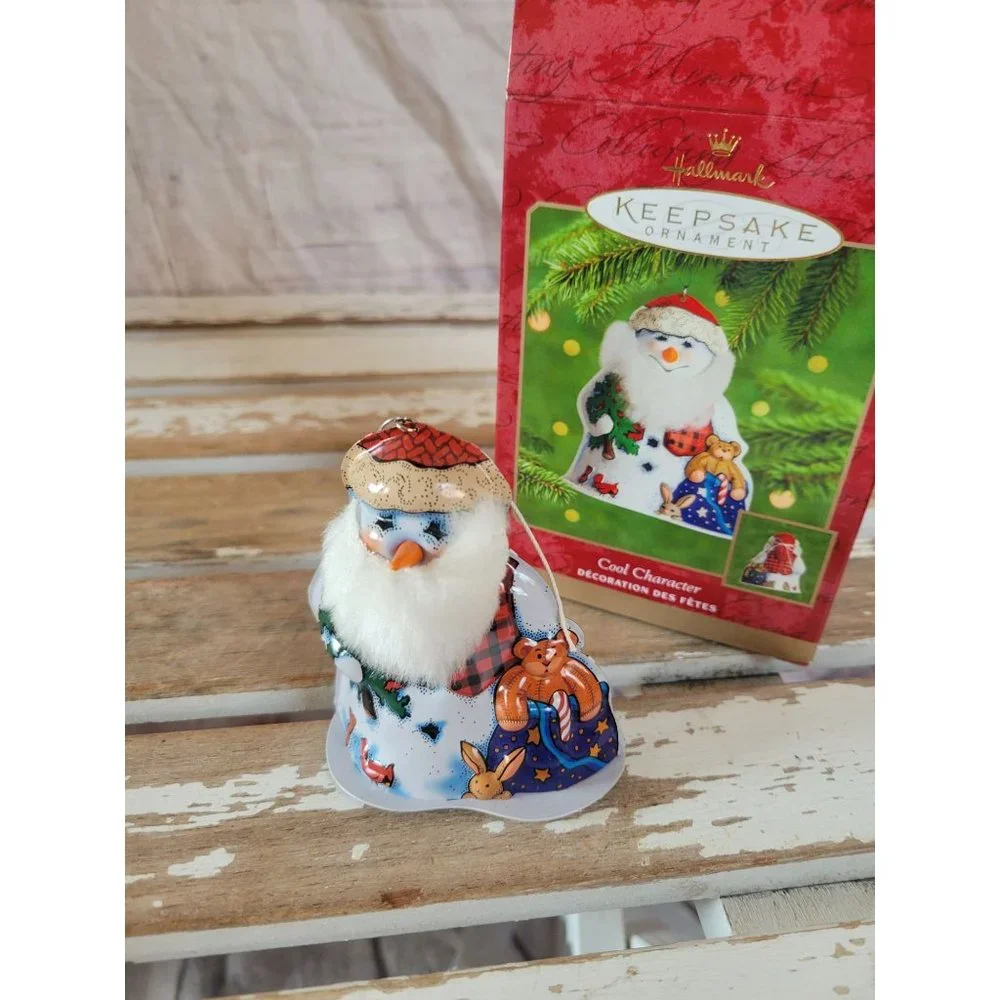 Hallmark cool character snowman 10 2000 ornaments Xmas holiday‎ tree